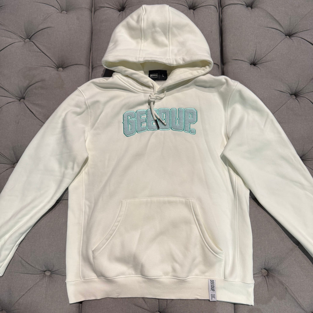 Geedup Play For Keeps Hoodie 'Bone Teal' (Second hand)