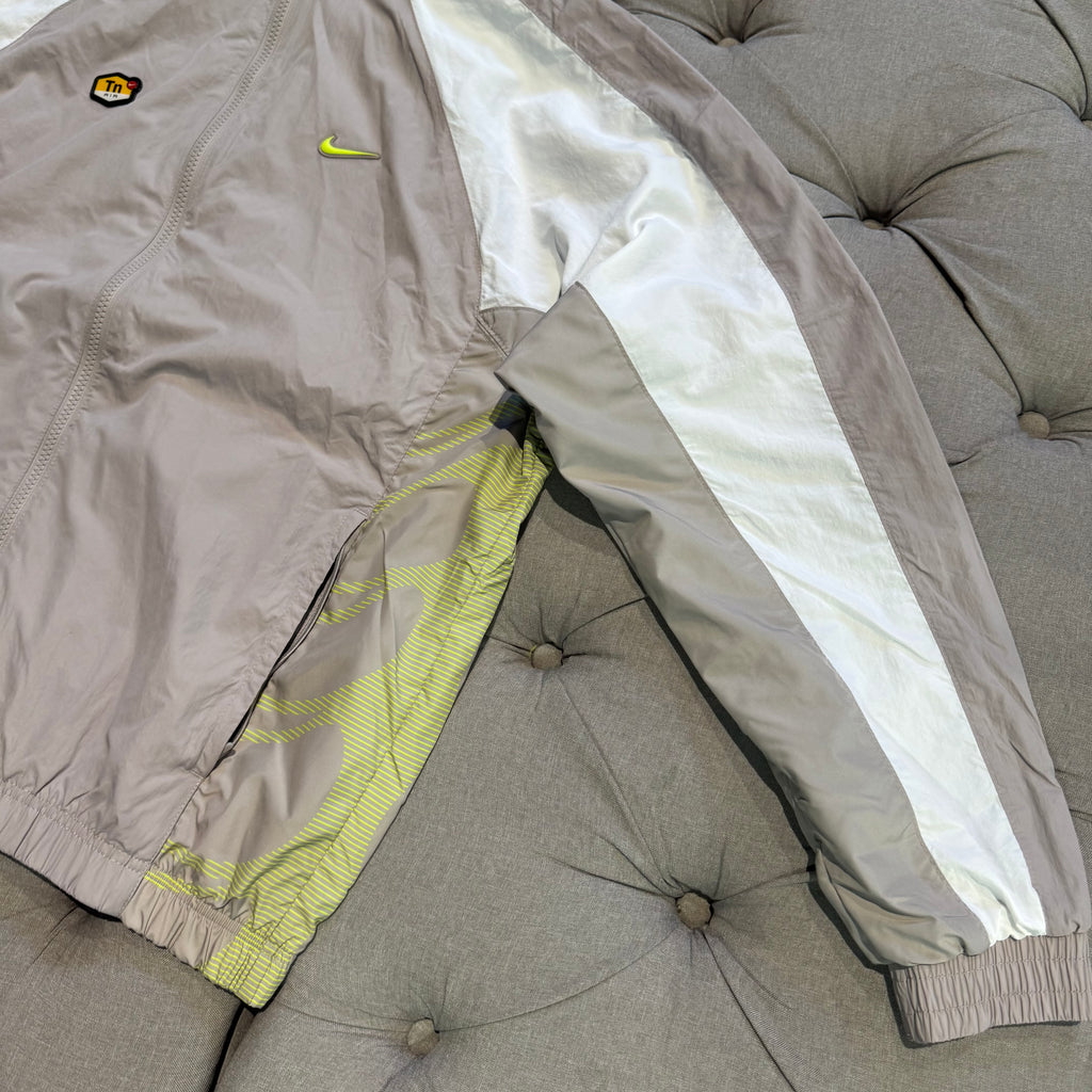 Nike TN Parachute Track Jacket 'White Grey Neon' (Second hand)