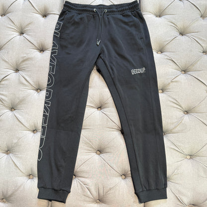Geedup PFK Nylon Track Pants 'Black Grey' (Second hand)