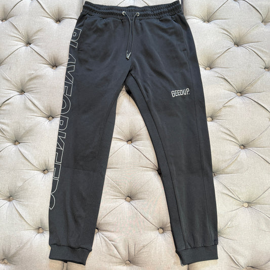 Geedup PFK Nylon Track Pants 'Black Grey' (Second hand)