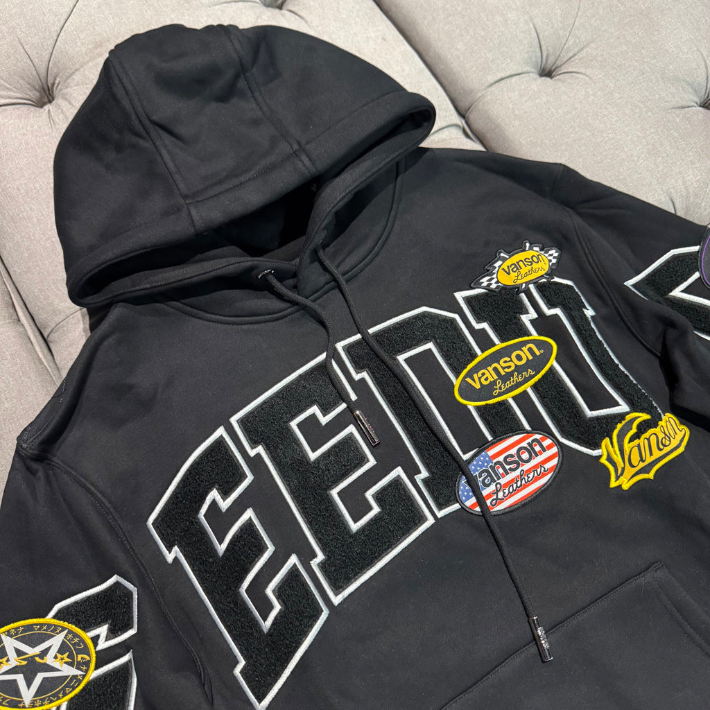 Geedup Team Logo X Vanson Hoodie 'Black' (Brand New)