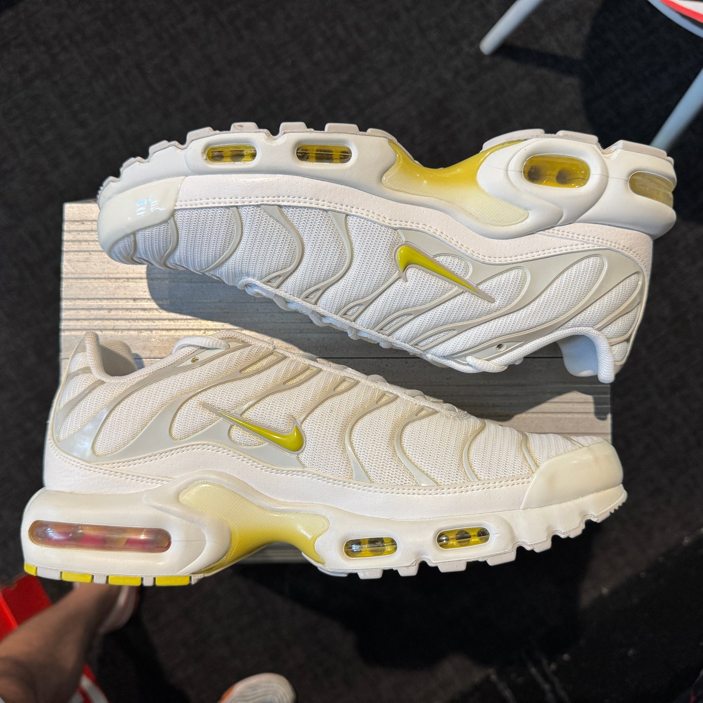 Nike Air Max Plus TN 'White Bone Celery' (Brand New)