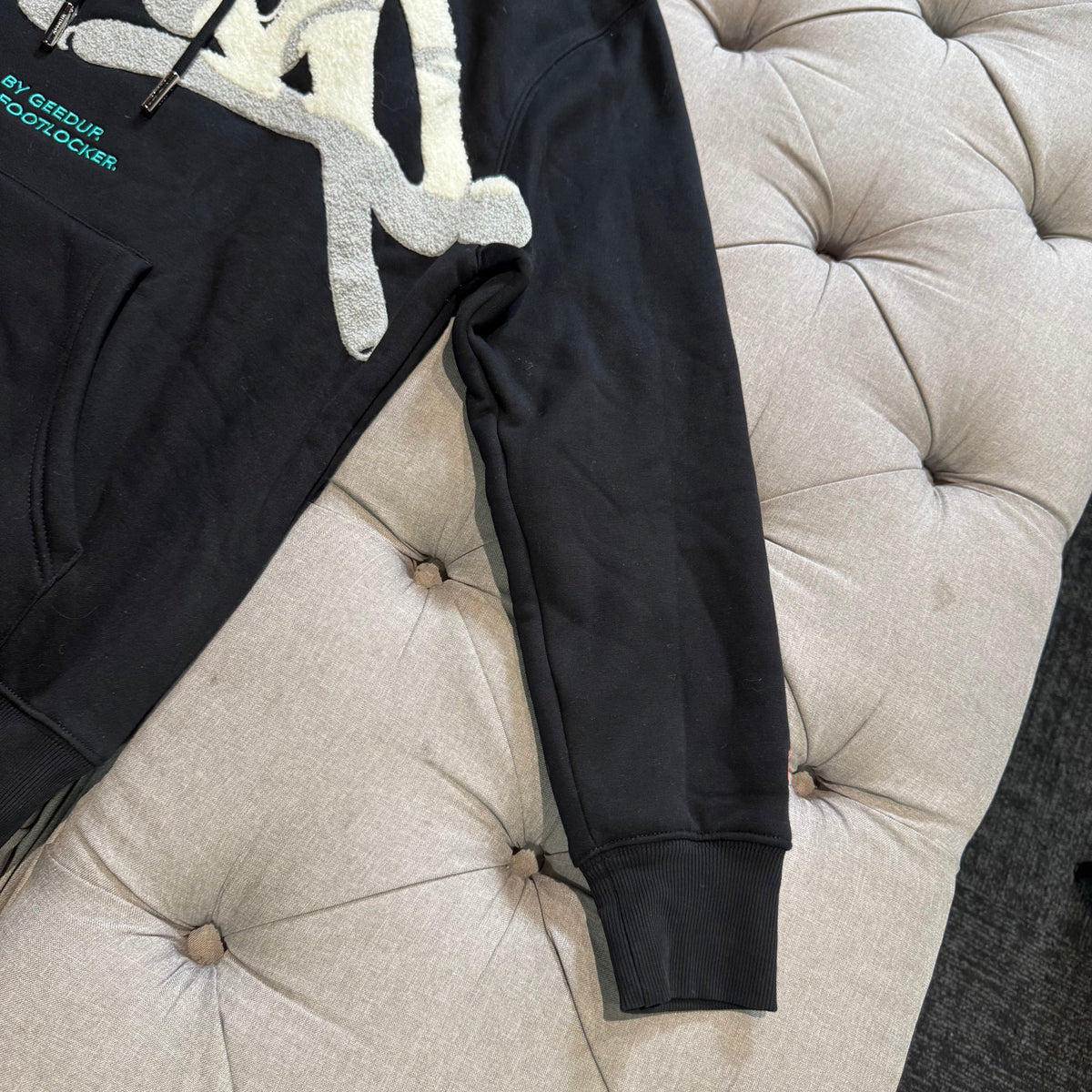 Geedup x Footlocker Handstyle Hoodie 'Turbo Black White Grey' (Brand New)
