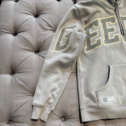 Geedup Team Logo Hoodie 'Grey Gold' (Second hand)