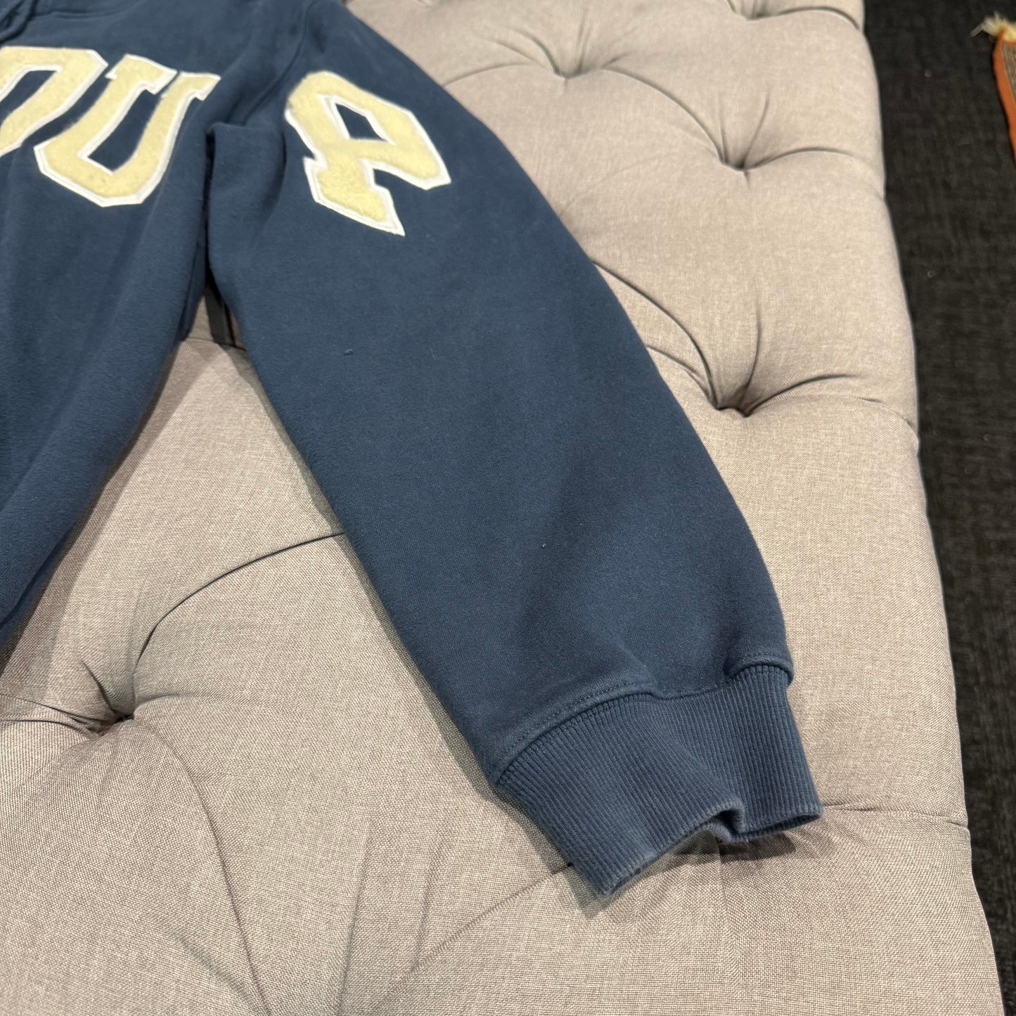 Geedup Team Logo Hoodie 'Blue Cream' (Second hand)