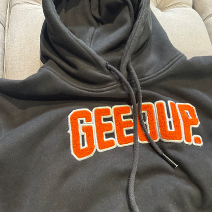 Geedup Play For Keeps Hoodie 'Black Orange' (Second hand)