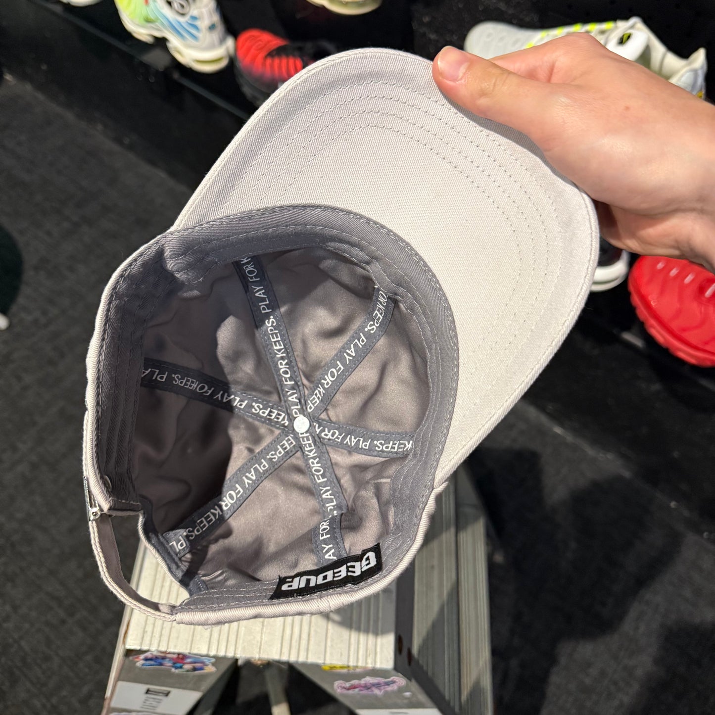 Geedup Company Cap 'Red Grey' (Second hand)