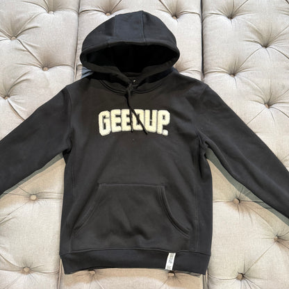Geedup Play For Keeps Hoodie 'Black White' (Second hand)