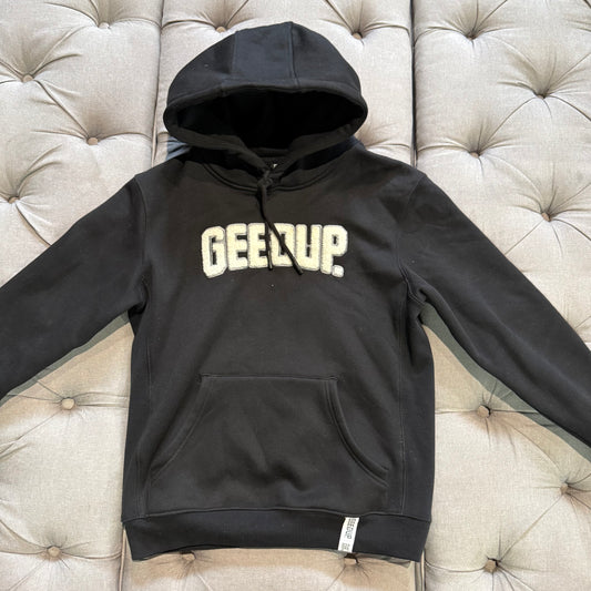 Geedup Play For Keeps Hoodie 'Black White' (Second hand)
