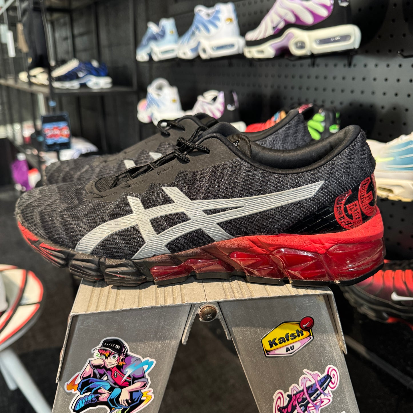 Asics Gel-Quantum 360 5 'Black Sheet Rock Red' (Second hand)