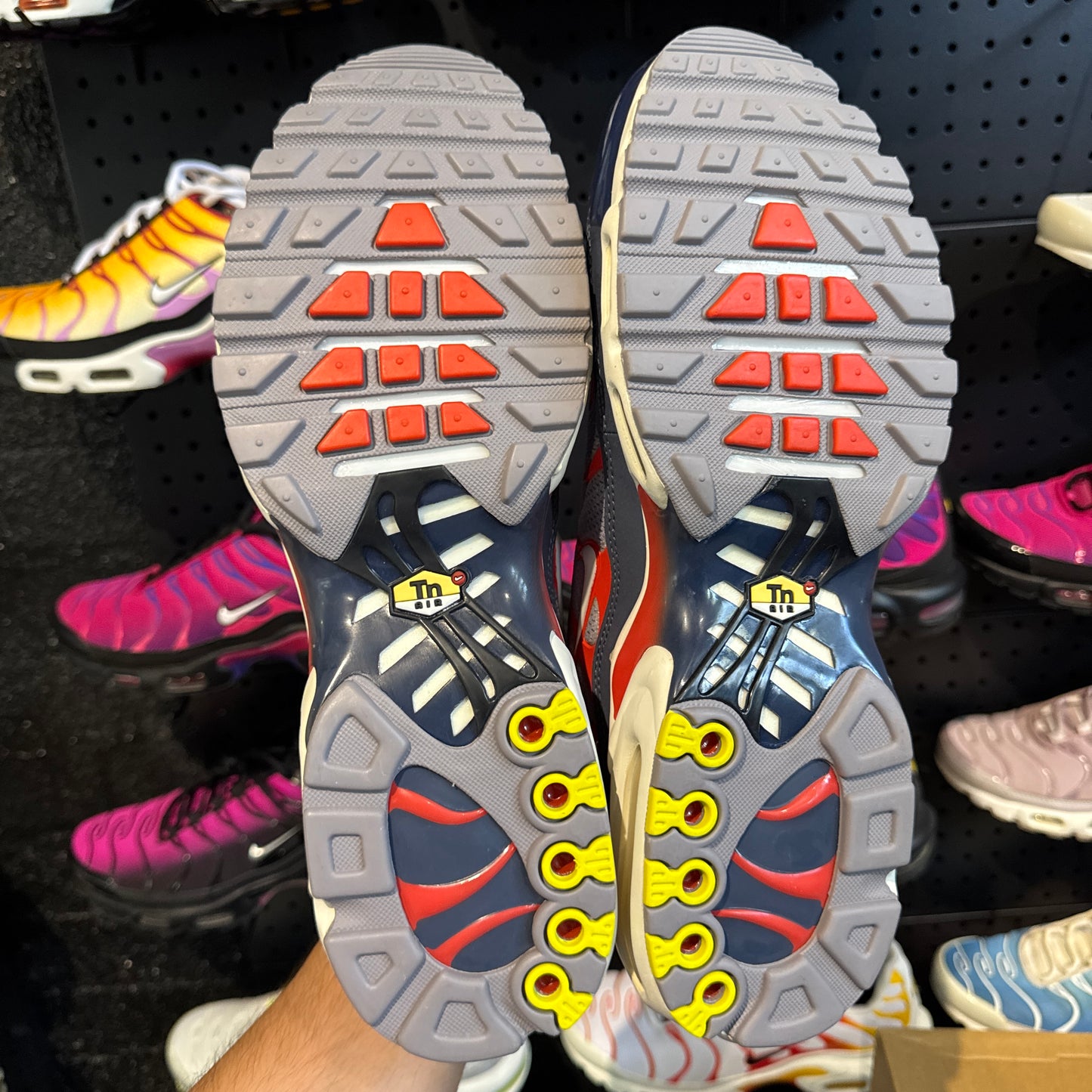 Nike Air Max Plus TN 'Cement Grey Red White' (Brand New)