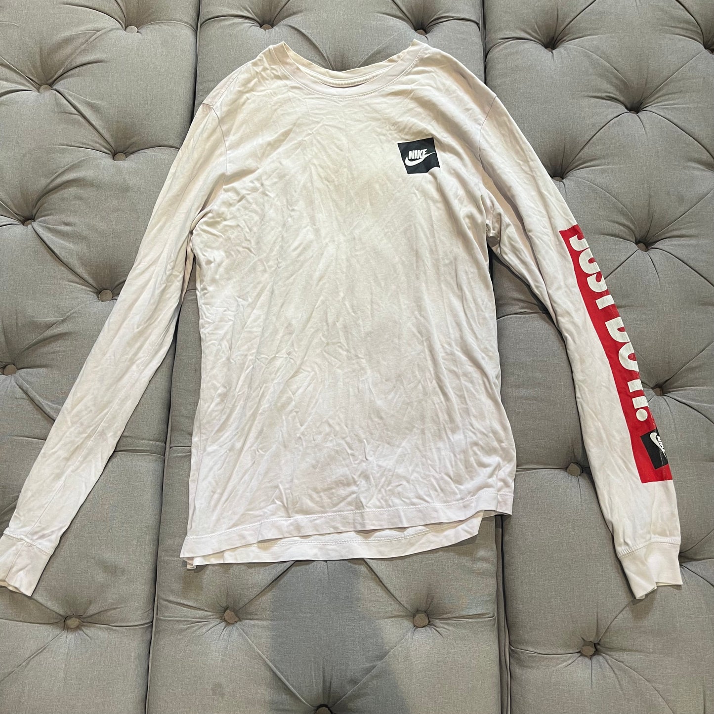 Nike Just Do It Long Sleeve T-Shirt 'Pink' (Second hand)