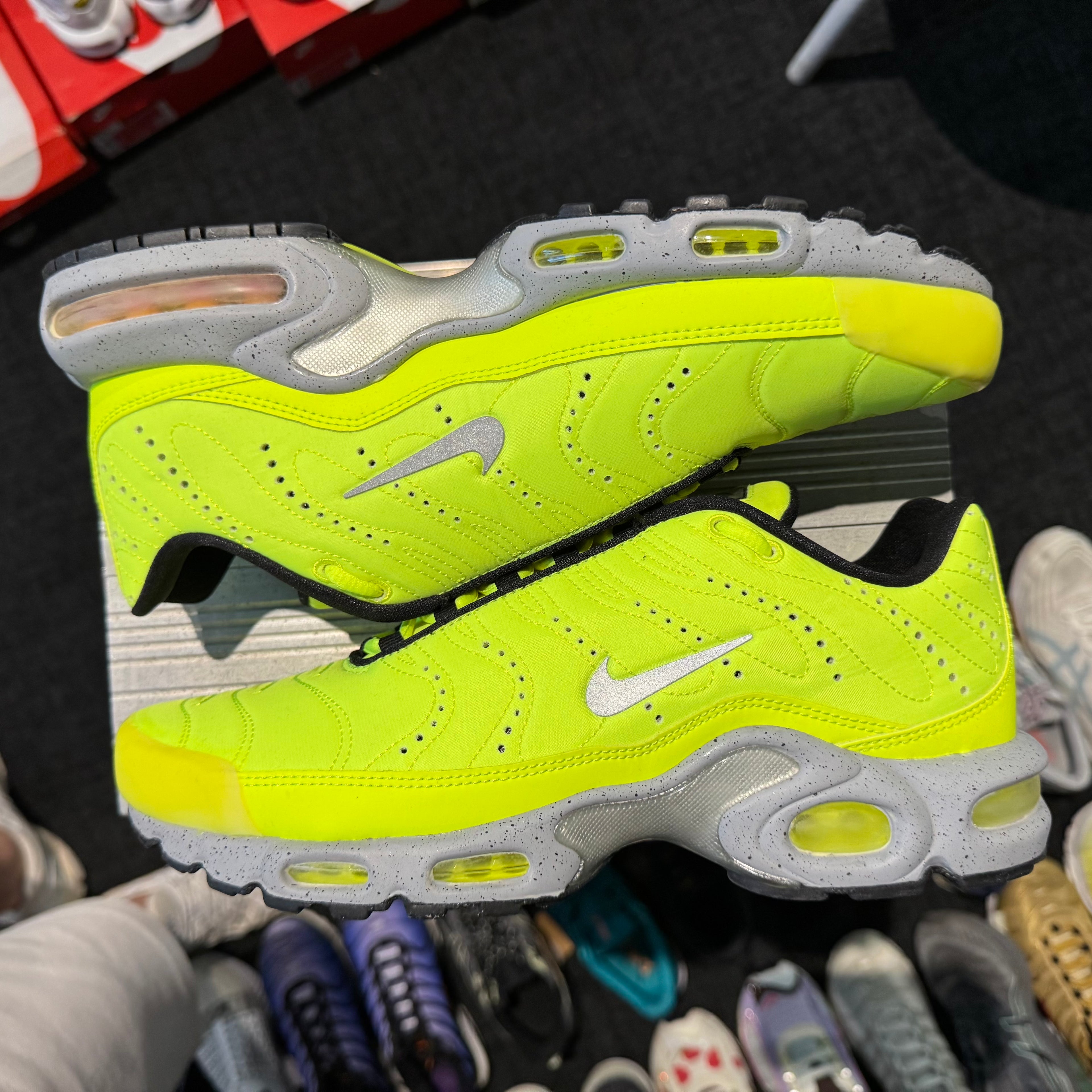 Nike Air Max Plus TN PRM 'Volt Silver Wolf Grey' (Brand New)