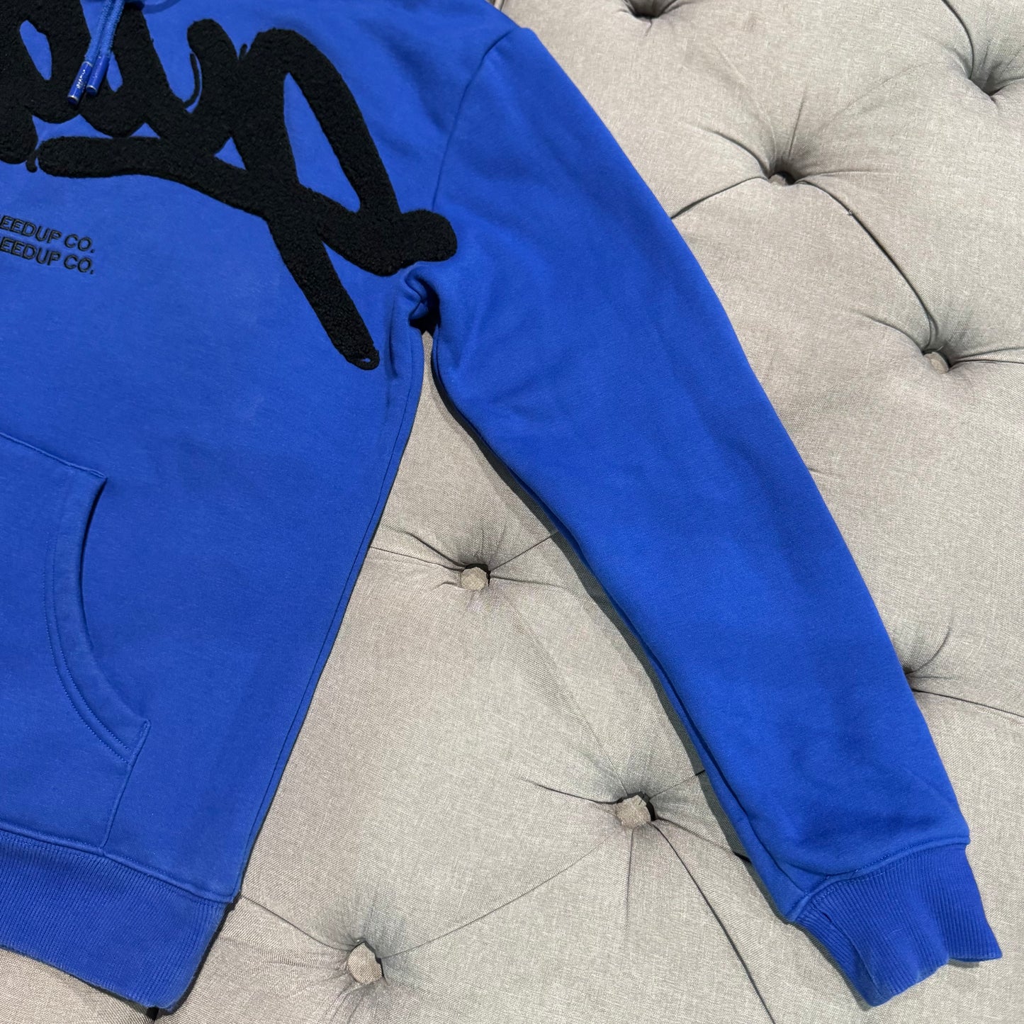 Geedup Handstyle Hoodie 'Blue Black' (Second hand)