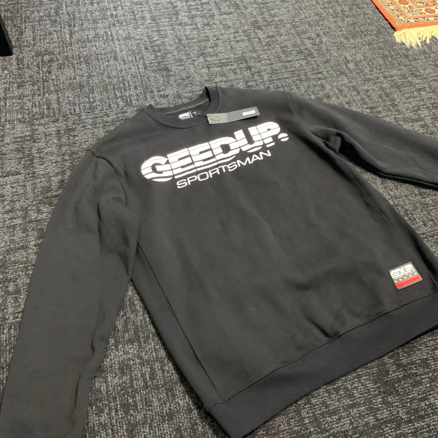 Geedup Sportsman Crewneck 'Black' (Second hand)