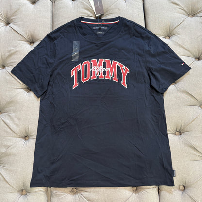 Tommy Hilfiger Regular Fit Arch Logo T-shirt 'Navy Red'