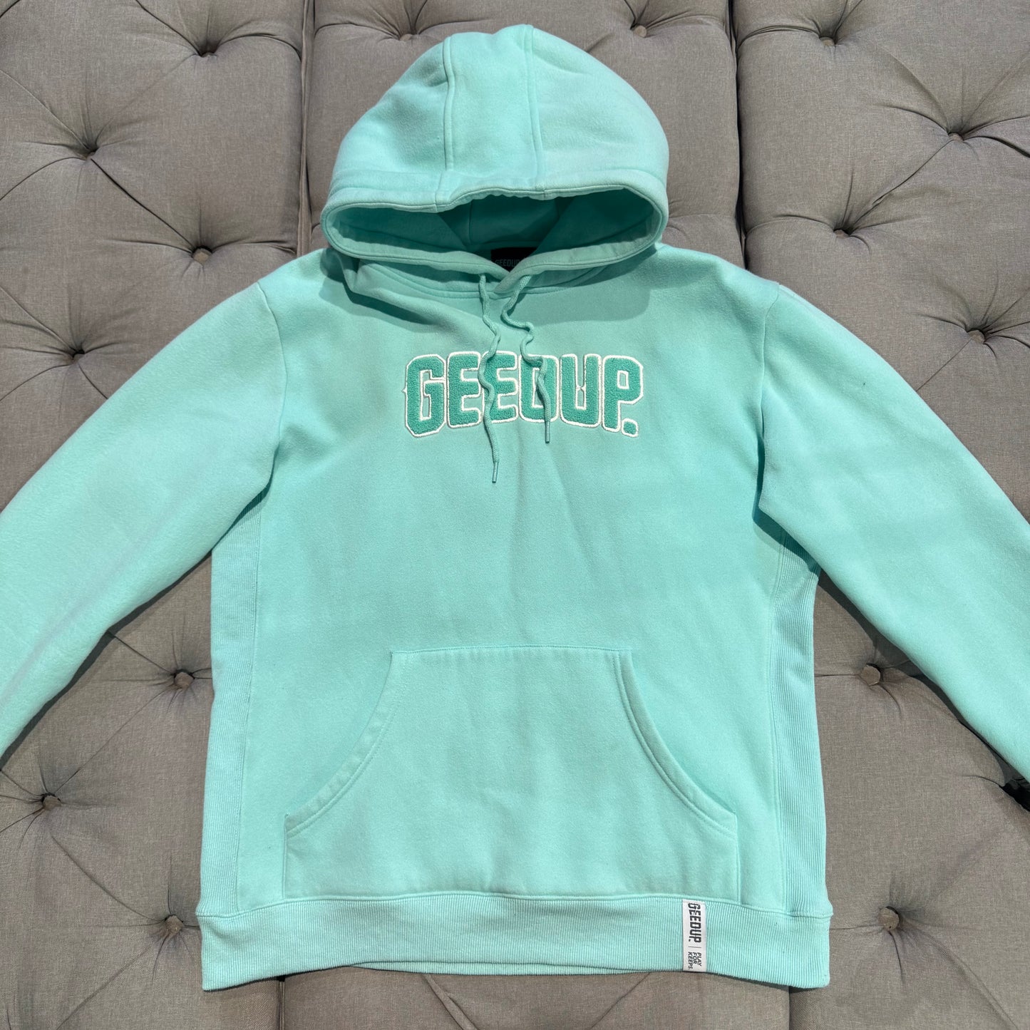 Geedup Play For Keeps Hoodie 'Teal' (Second hand)
