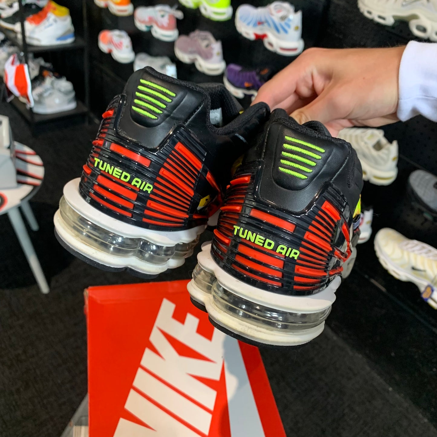 Nike Air Max Plus 'TN3' Black Neon (Second hand)