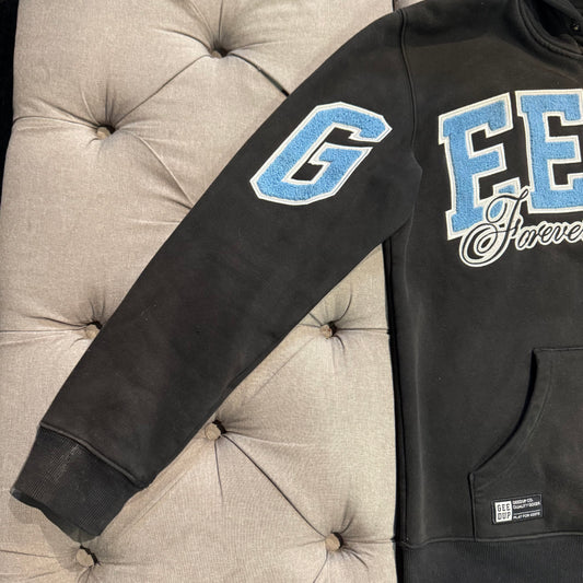 Geedup X Blue Boy Forever Grateful Team Logo Hoodie (Second hand)