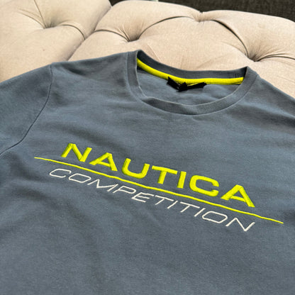 Nautica Competition Crewneck 'Navy Yellow' (Second hand)