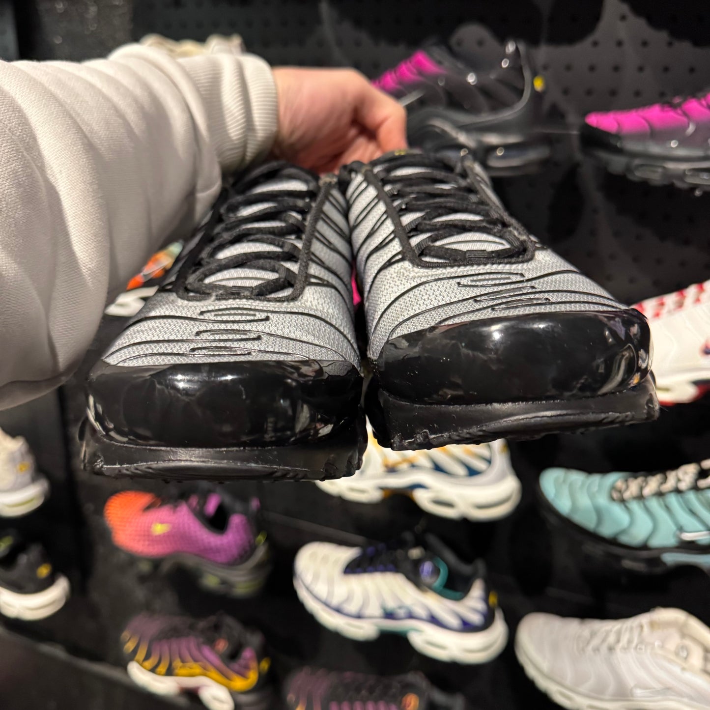 Nike Air Max Plus TN 'Black Wolf Grey Opti Yellow' (Second hand)