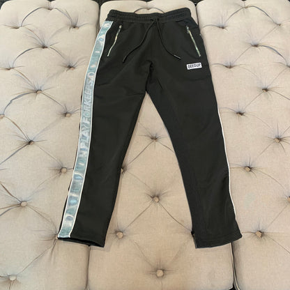 Geedup Play For Keeps Trackset Pants 'Black Baby Blue' (Second hand)