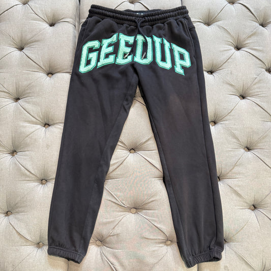 Geedup Team Logo Track Pants 'Navy Teal' (Second hand)