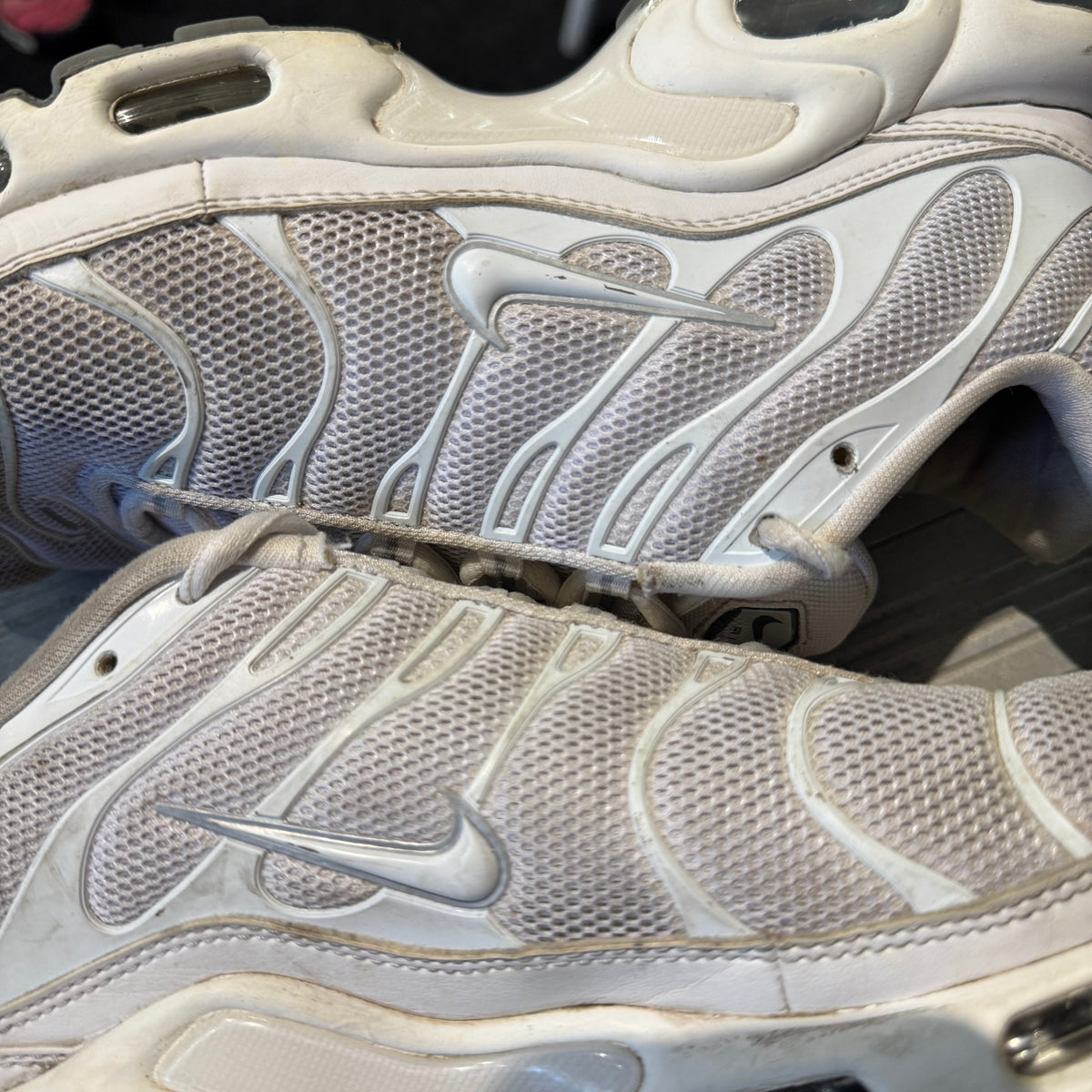 Nike Air Max Plus TN 'Triple White Casper' (Second hand)