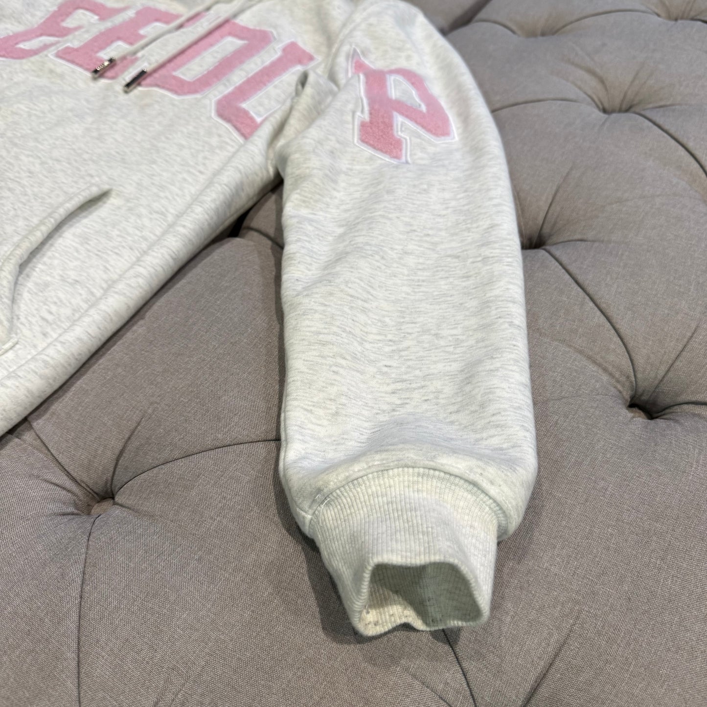 Geedup Team Logo Hoodie 'Marle Grey Pink' (Second hand)