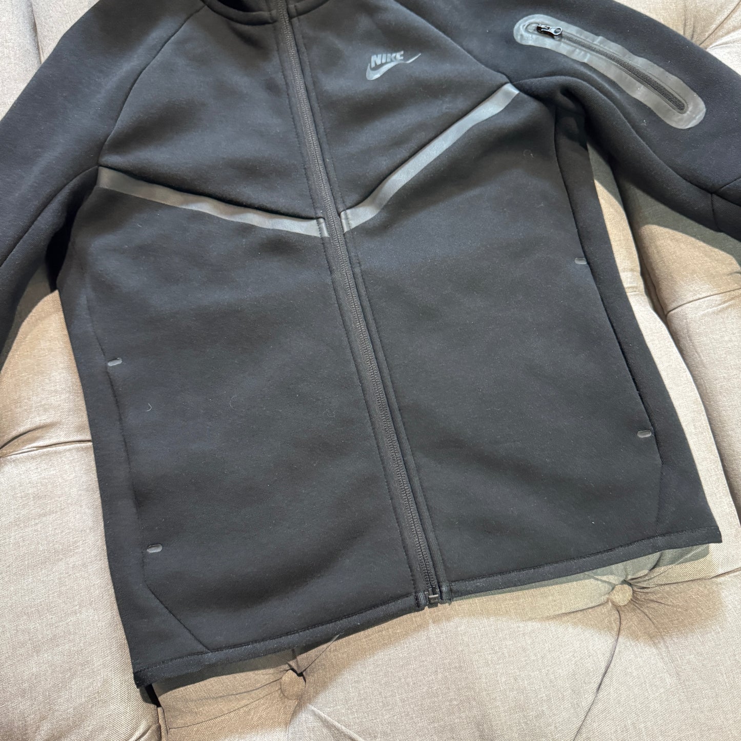 Nike Tech Fleece Jacket 'Black' (Second hand)