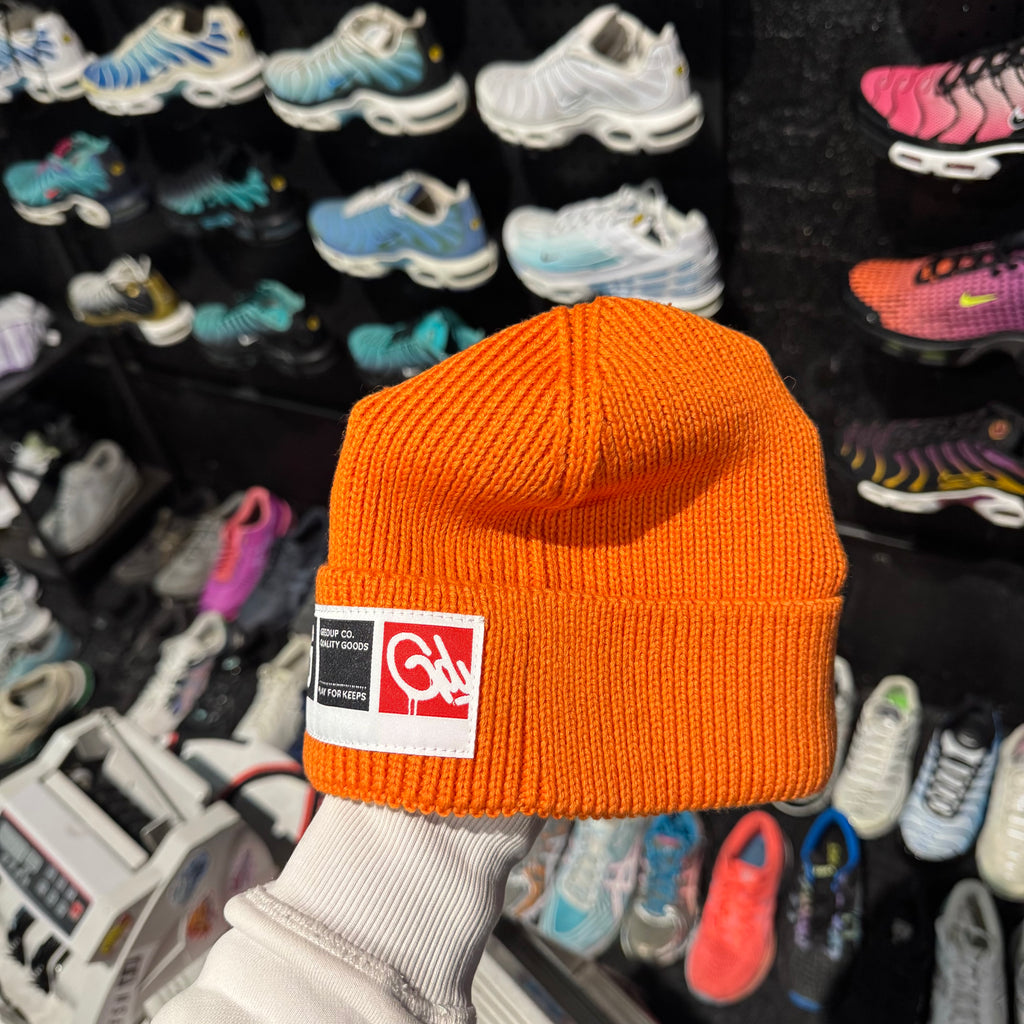 Geedup Team Label Beanie 'Orange' (Brand New)