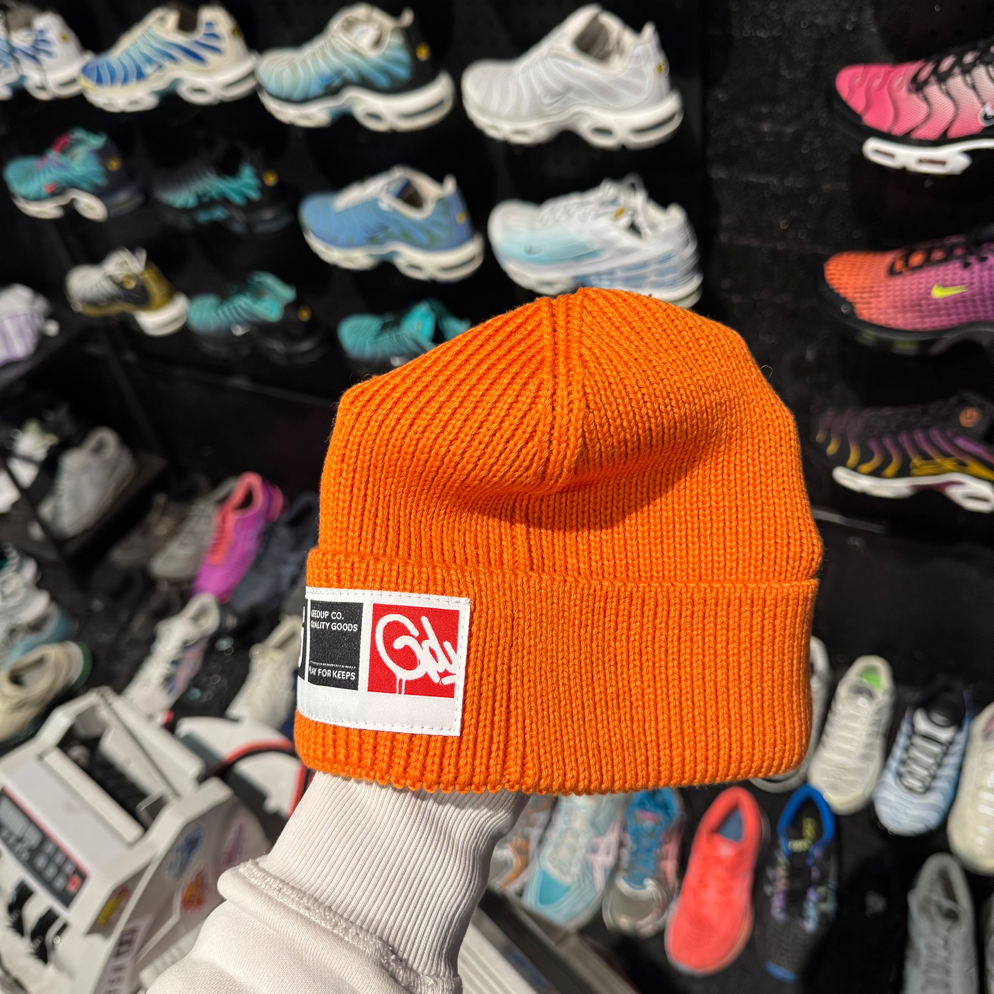 Geedup Team Label Beanie 'Orange' (Brand New)