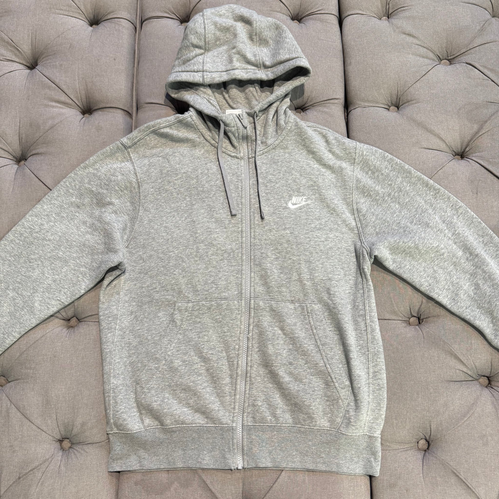 Nike Club Fleece Full Zip Jacket 'Grey' (Second hand)