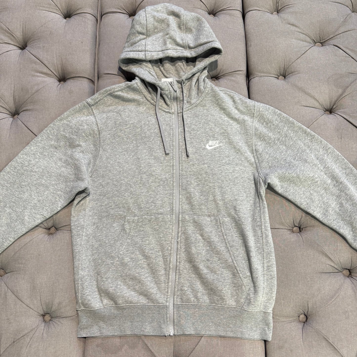 Nike Club Fleece Full Zip Jacket 'Grey' (Second hand)