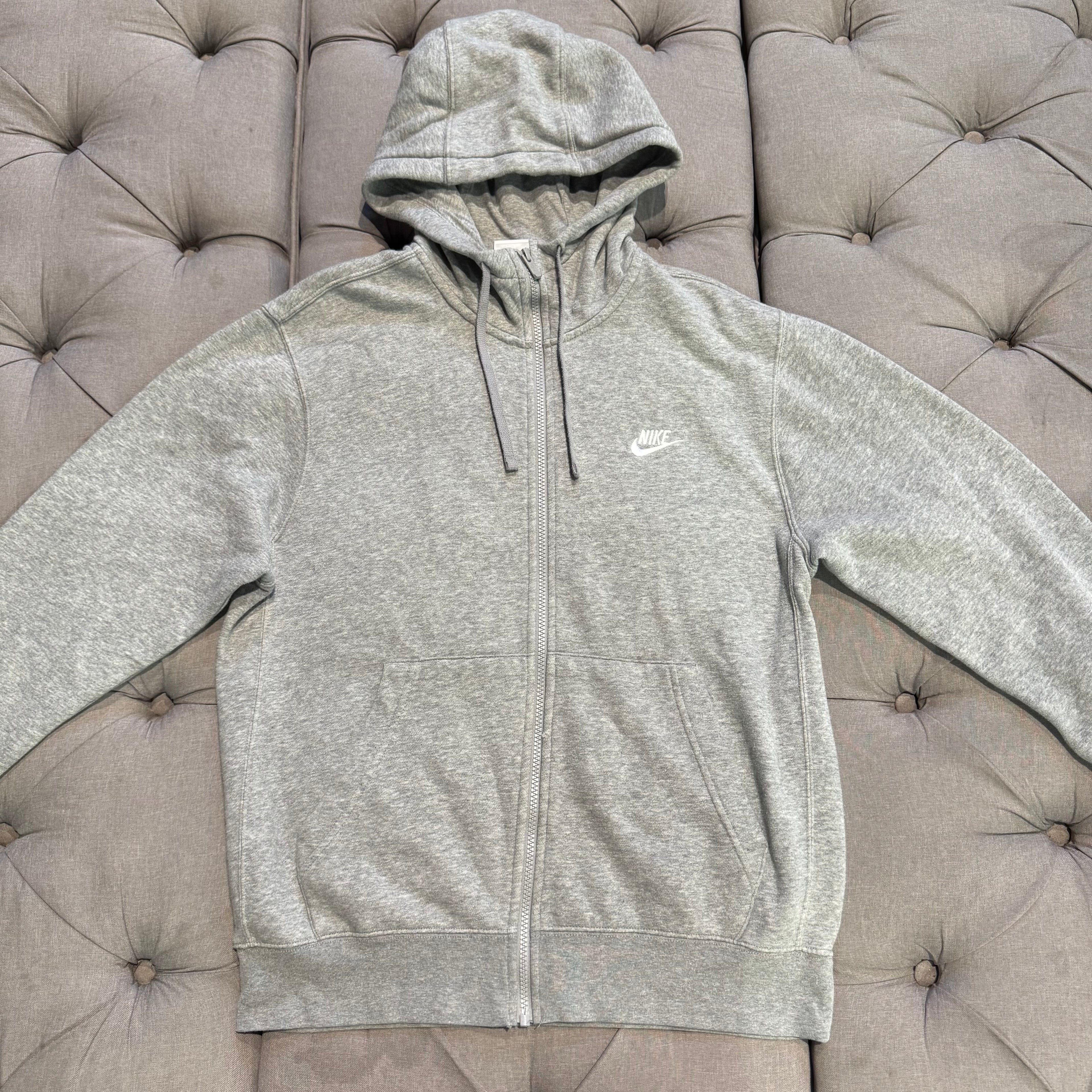 Nike Club Fleece Full Zip Jacket 'Grey' (Second hand)