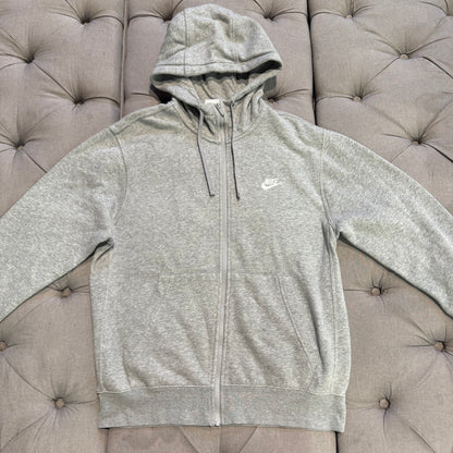 Nike Club Fleece Full Zip Jacket 'Grey' (Second hand)