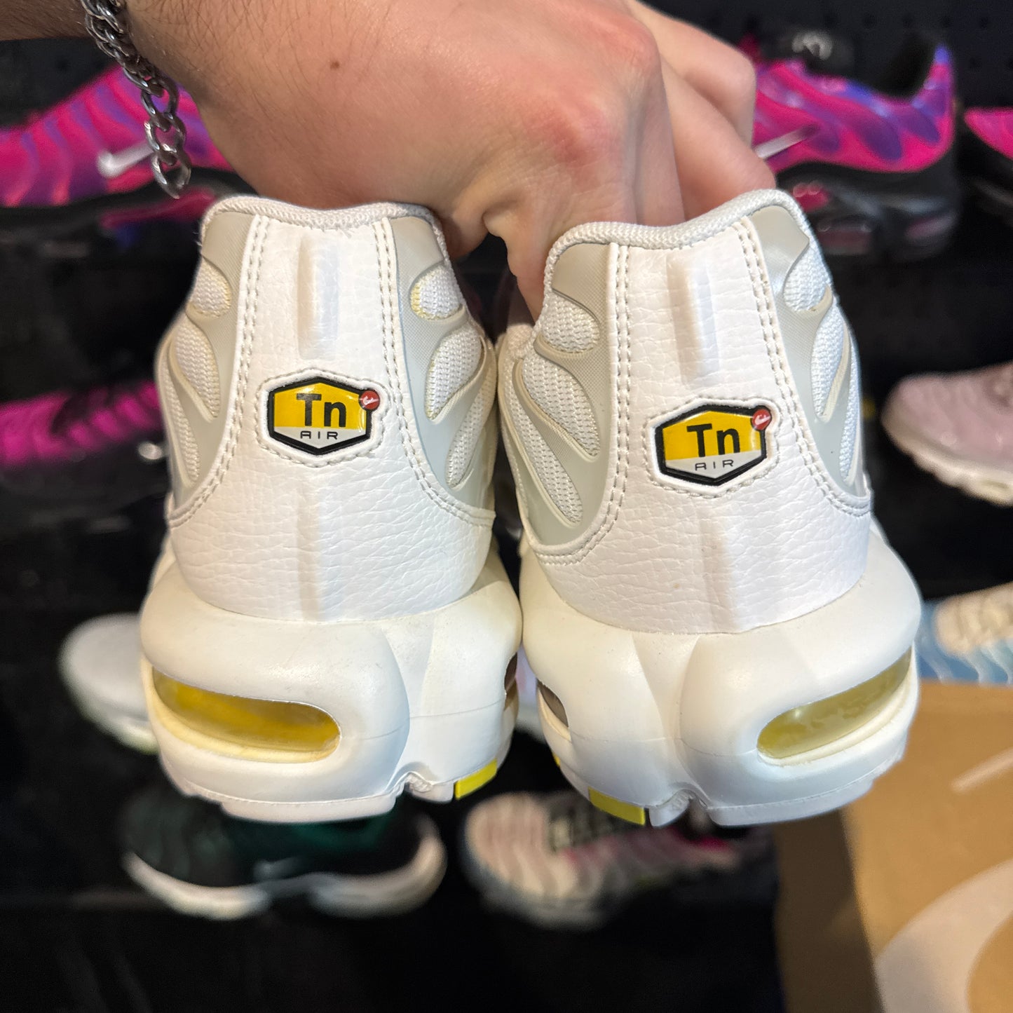 Nike Air Max Plus TN 'White Bone Celery' (Brand New)