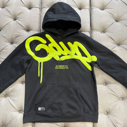 Geedup Handstyle Hoodie 'Black Volt' (Second hand)