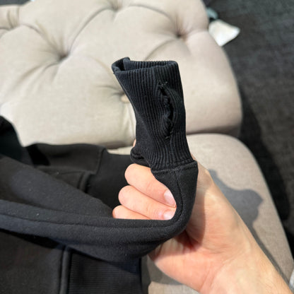 Geedup Hood Logo Zipup Hoodie 'Black White' (Second hand)