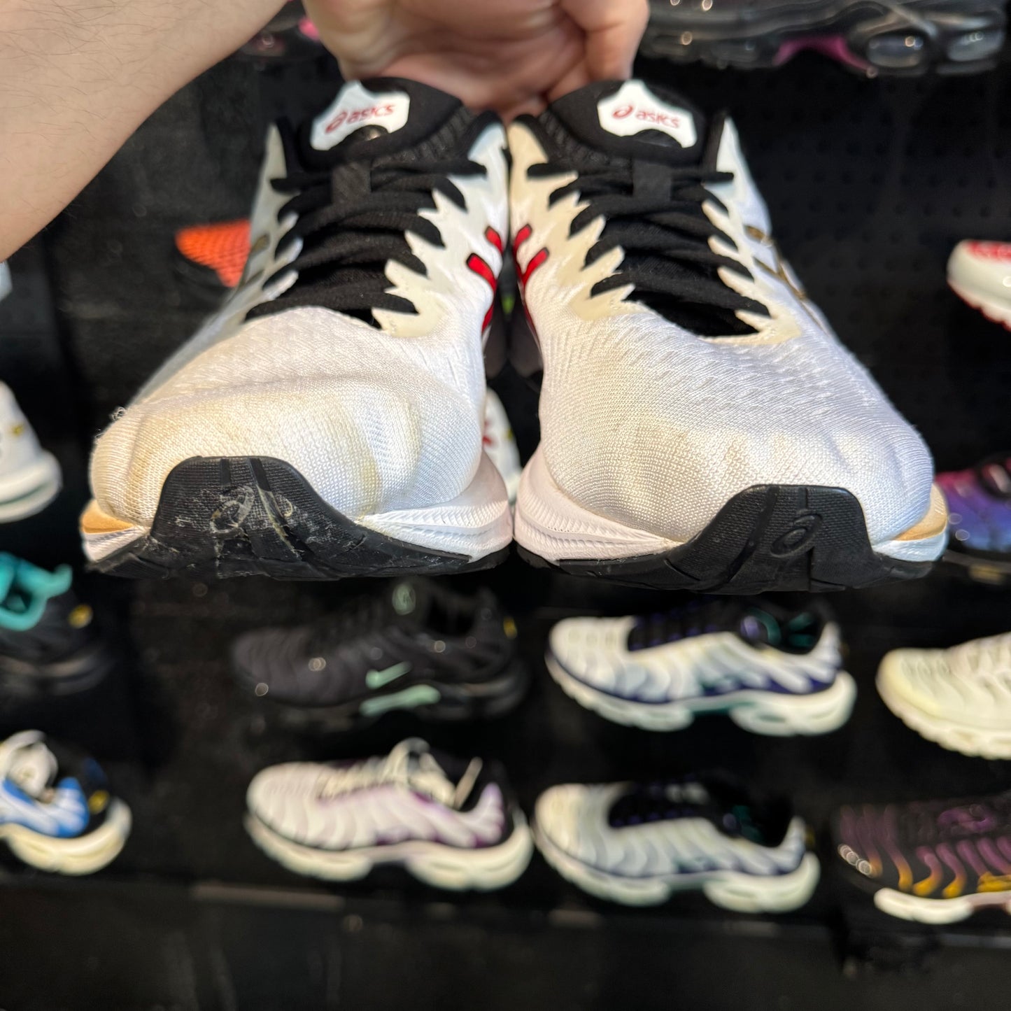 Asics Gel Kayano 27 'White Golden Red' (Second hand)