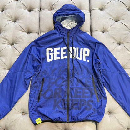 Geedup PFK windbreaker 'Blue White' (Second hand)