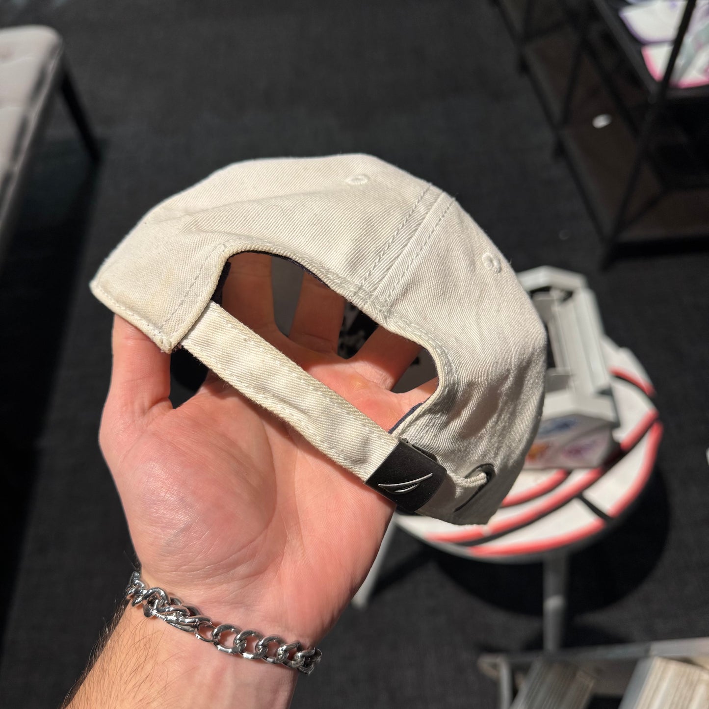 Nautica Sail Team Cap 'White Black’ (Second hand)
