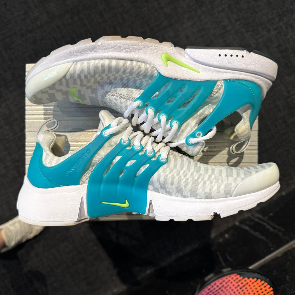 Nike Air Presto 'White Lime Glow Aquamarine' (Second hand)