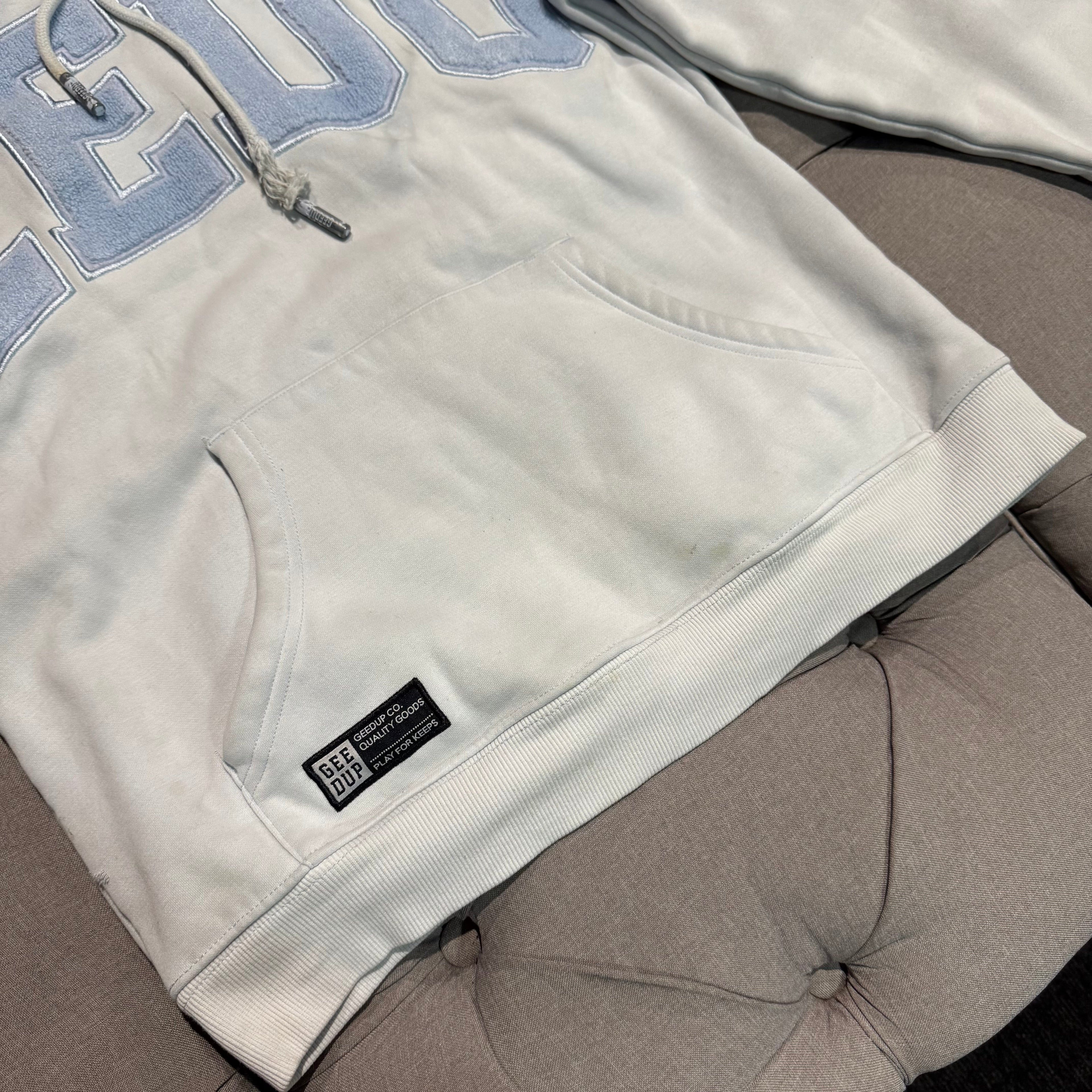 Geedup Team Logo Hoodie 'Pale Blue' (Second hand)