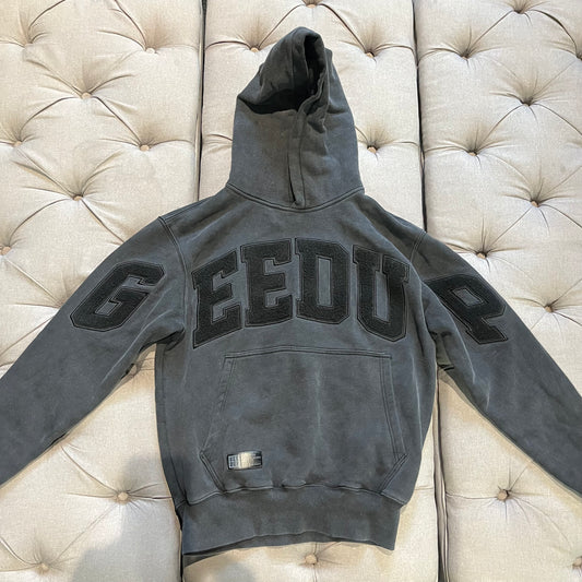 Geedup Team Logo Hoodie 'Washed Black' (Second hand)