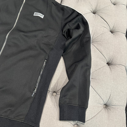 Geedup Play For Keeps Zip Up Jacket 'Black Baby Blue' (Second hand)