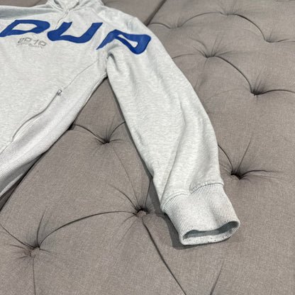 Geedup Since 2010 Sportsman Quarter Zip 'White Marle Blue' (Second hand)