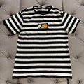 Nautica Competition EST96 Stripe T-Shirt 'White Black' (Second hand)