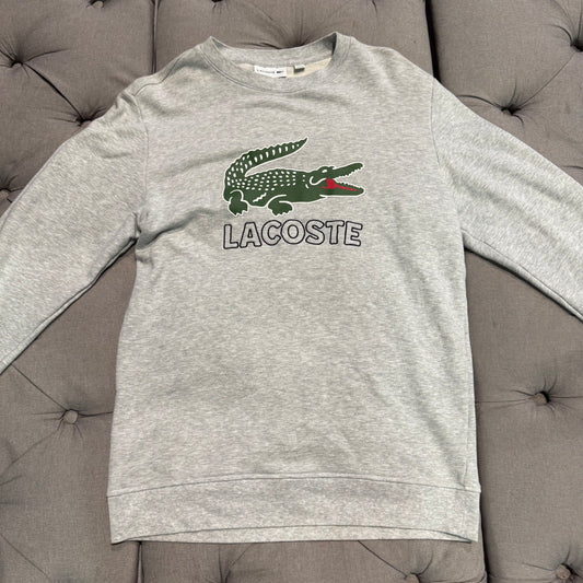 Lacoste Big Logo Crewneck 'Grey' (Second hand)