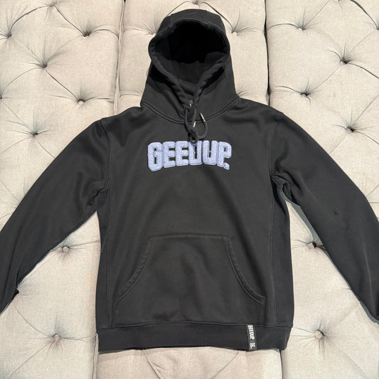 Geedup Play For Keeps Hoodie 'Black Lavender' (Second hand)